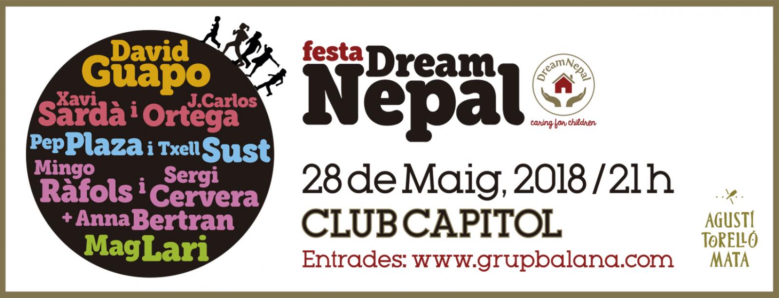 David Guapo solidario con Dream Nepal